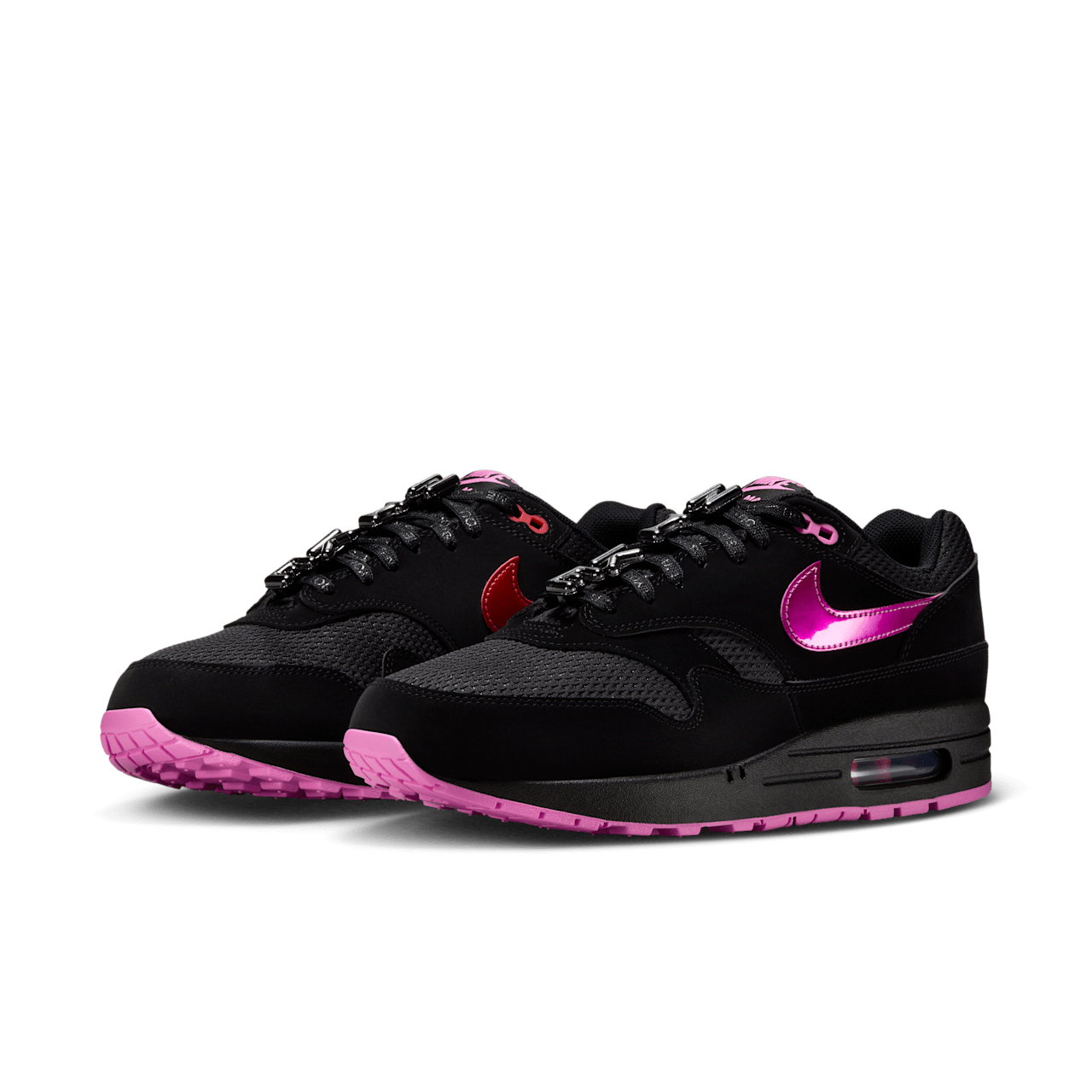 靴 Air Max 1 PRM Black and Playful Pink Air Max 1 Premium „Black and Playful Pink” (HV2302-001